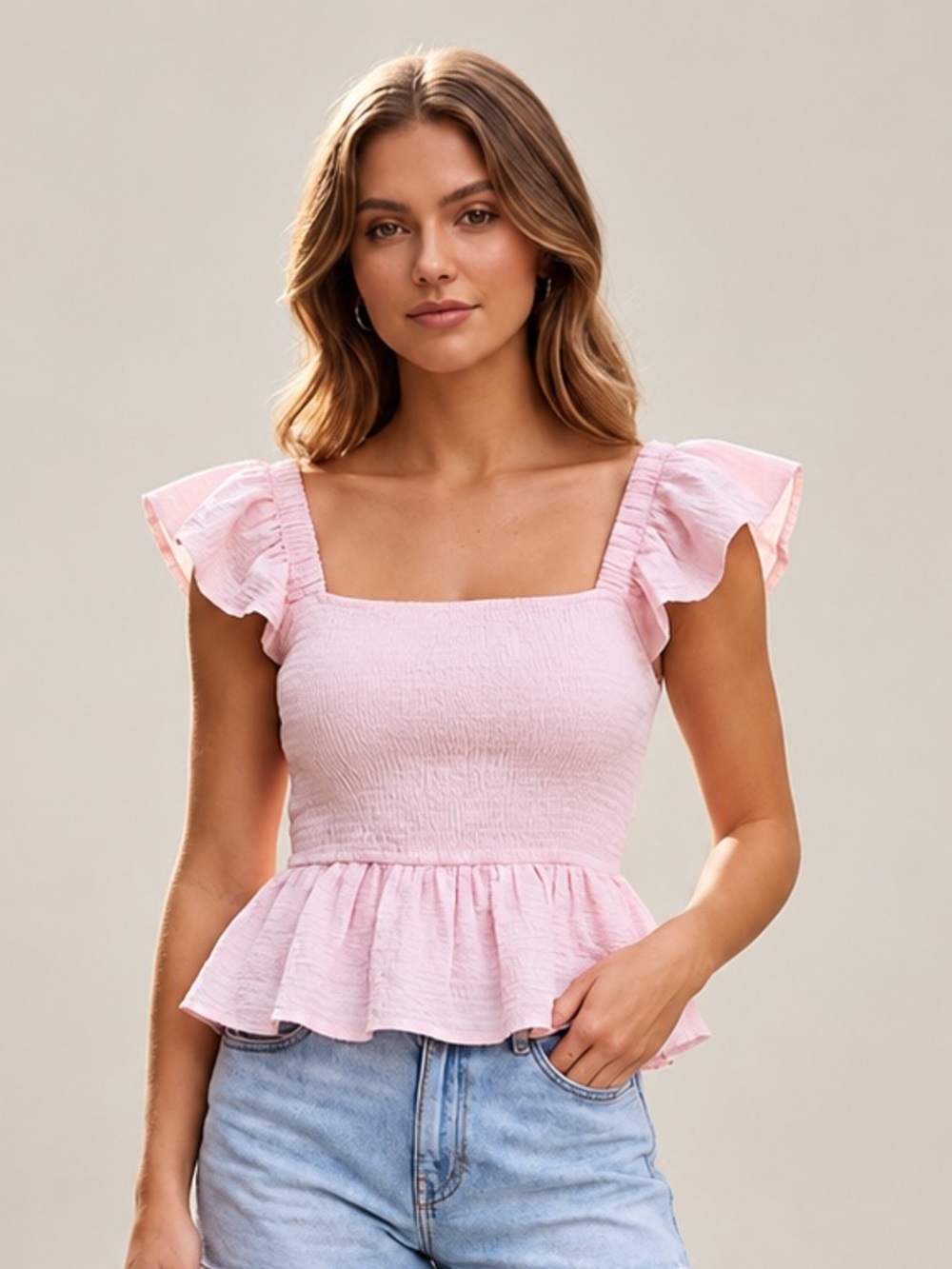 🎉5 for $45🎉 Miami top blouse shirt size M
